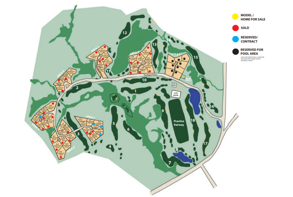Fox Hopyard Residence Map 2024